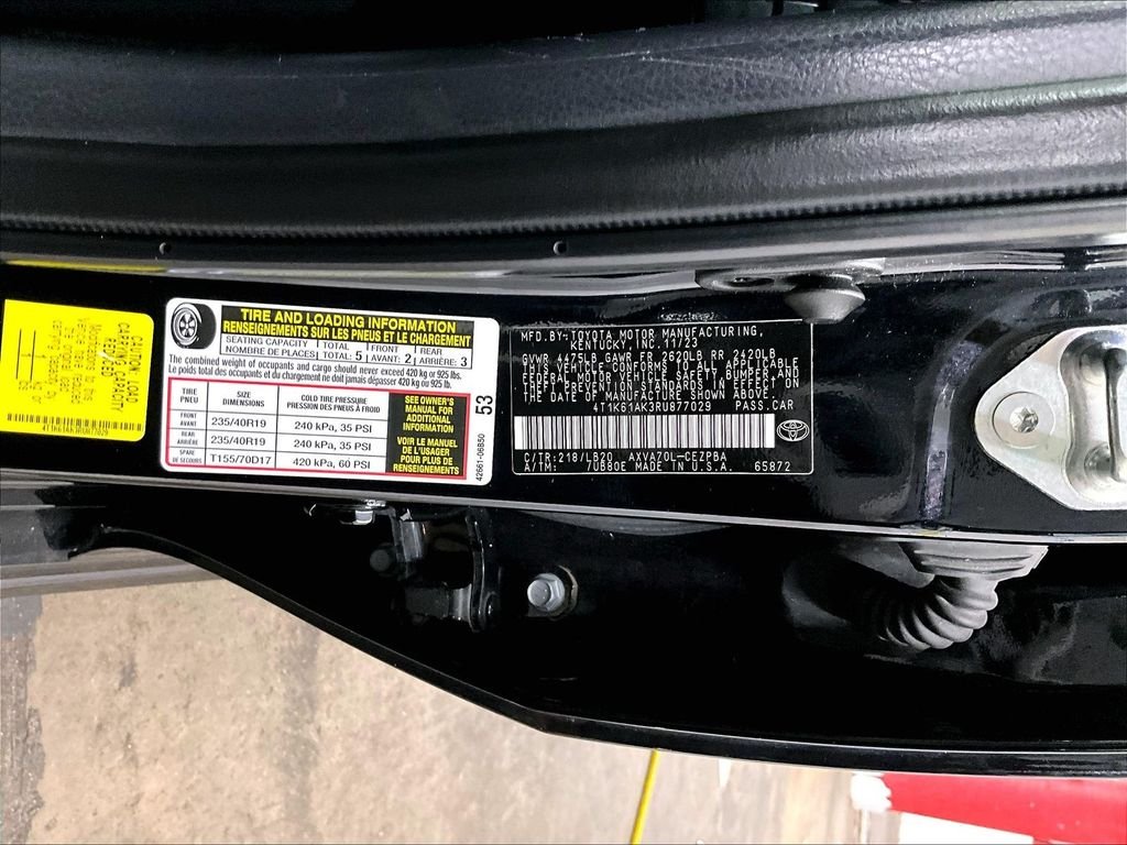 Used 2024 Black Toyota XSE image 34