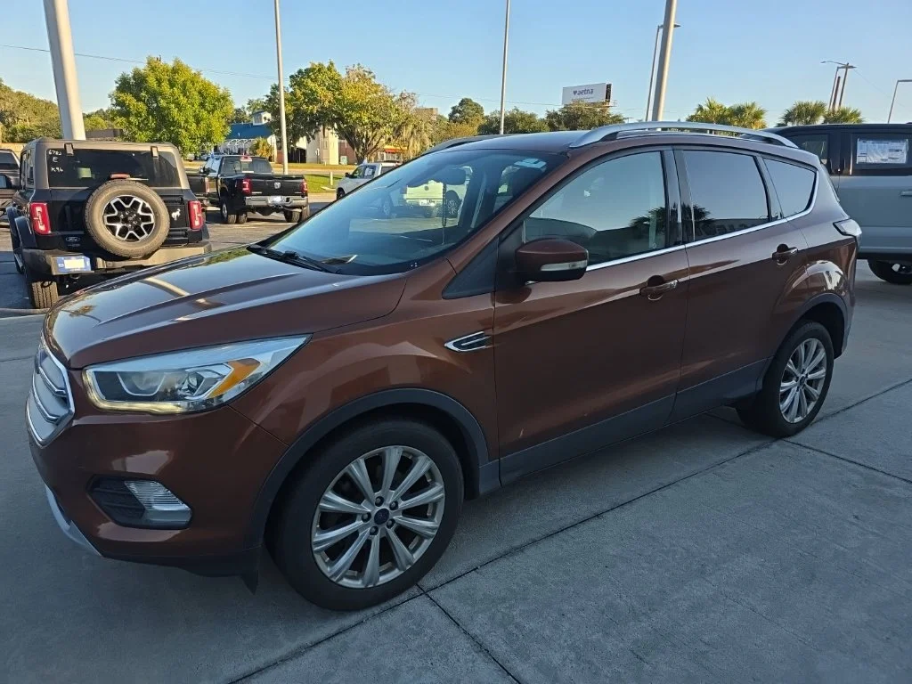 Used 2017 Red Ford Titanium image 3