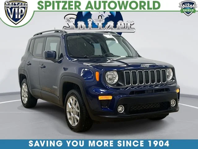 Used 2021 Blue Clearcoat Jeep Latitude image 1