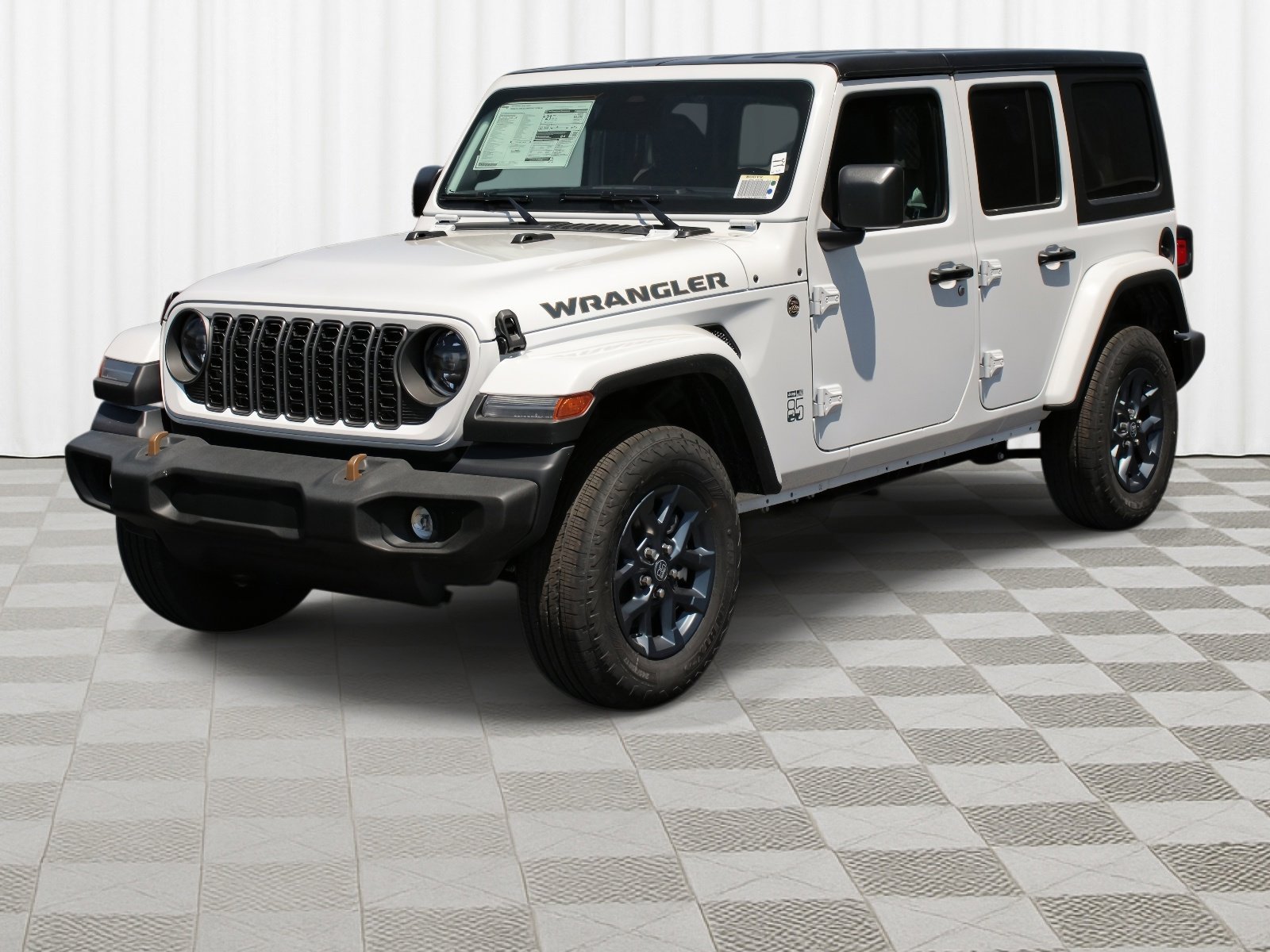 New 2026 Bright White Clear-Coat Exterior Paint Jeep 85th Anniversary image 37