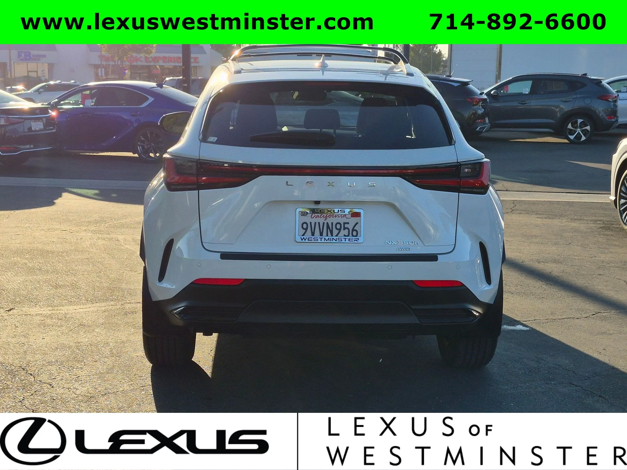Certified Used 2026 WHITE NOVA GF. Lexus NX 350h Premium image 8