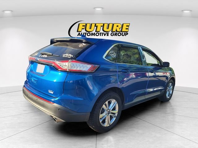 Used 2018 Blue Ford SEL image 3