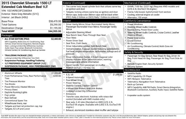 Used 2015 Gray Chevrolet LT image 7
