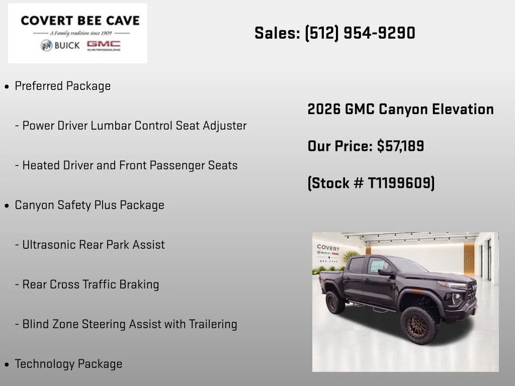 New 2026 Onyx Black GMC Elevation image 14
