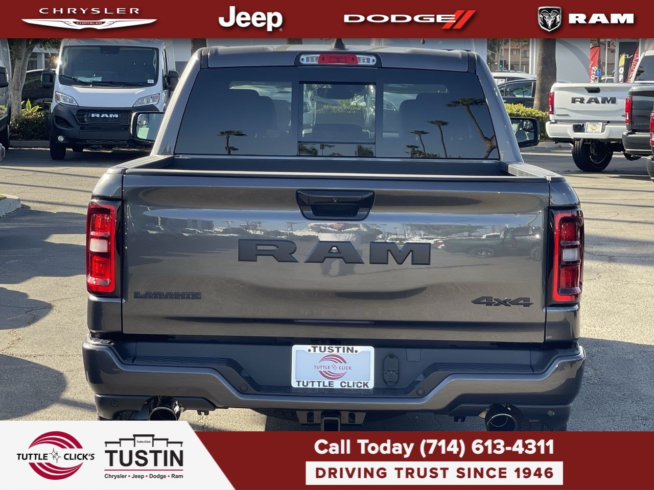 New 2026 Granite Crystal Metallic Clear-Coat Exterior Paint RAM Laramie image 5