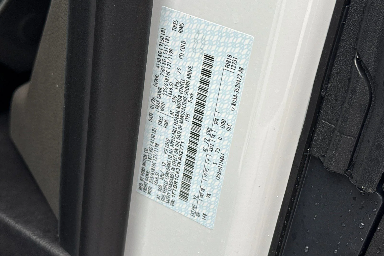 New 2026 Oxford White Ford Cargo Van image 32