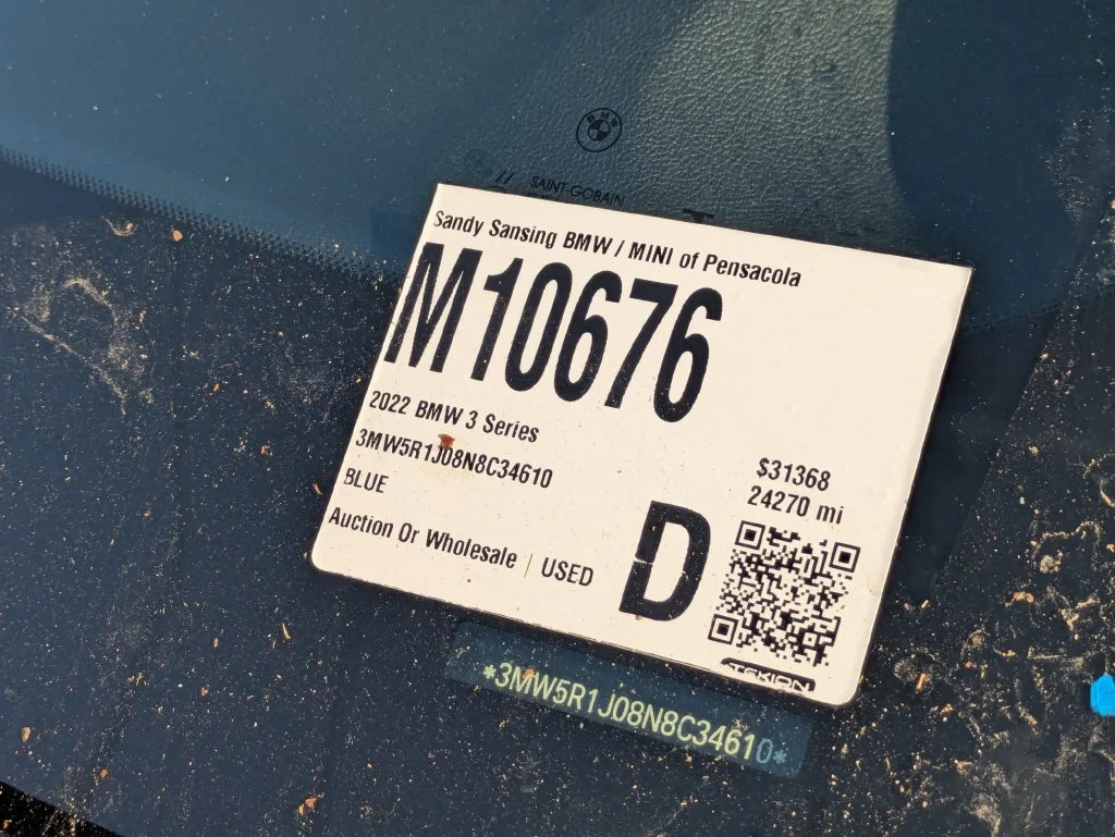 Used 2022 Blue BMW 330i image 6