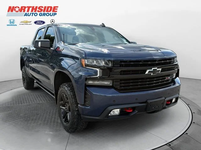 Used 2021 Northsky Blue Metallic Chevrolet LT Trail Boss image 1