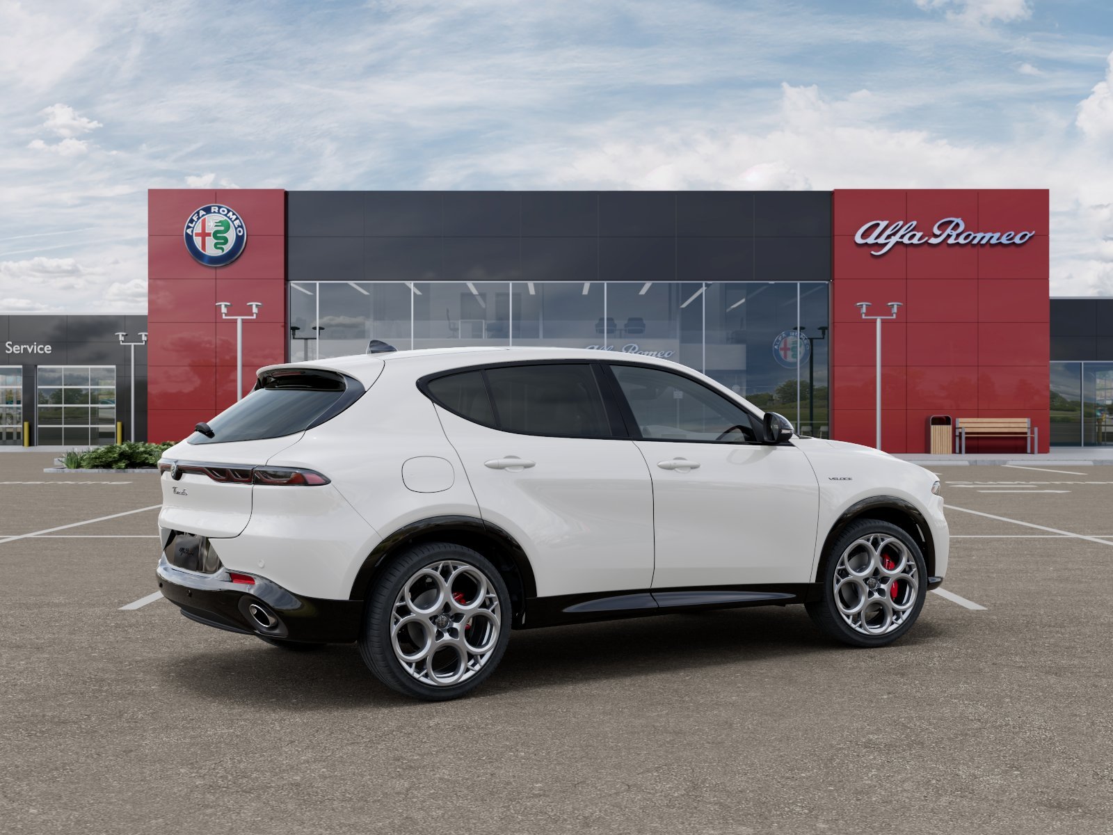 New 2025 Milano White Exterior Paint Alfa Romeo Base image 33