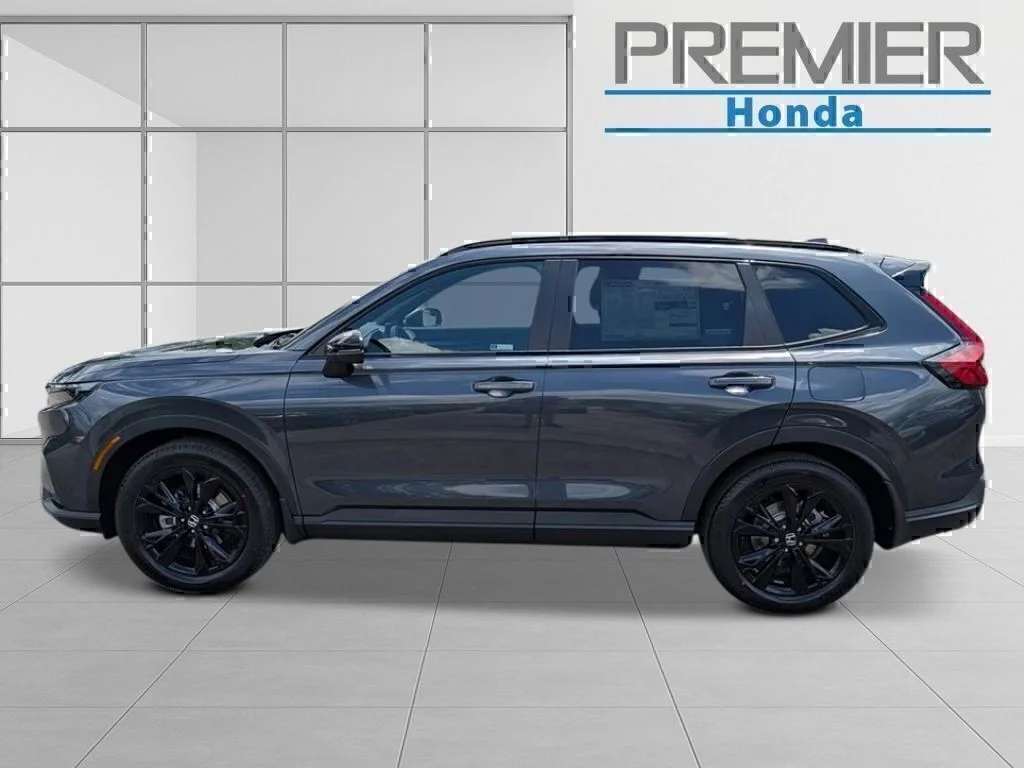 New 2026 Meteorite Gray Metallic Honda AWD Sport Touring Hybrid image 2