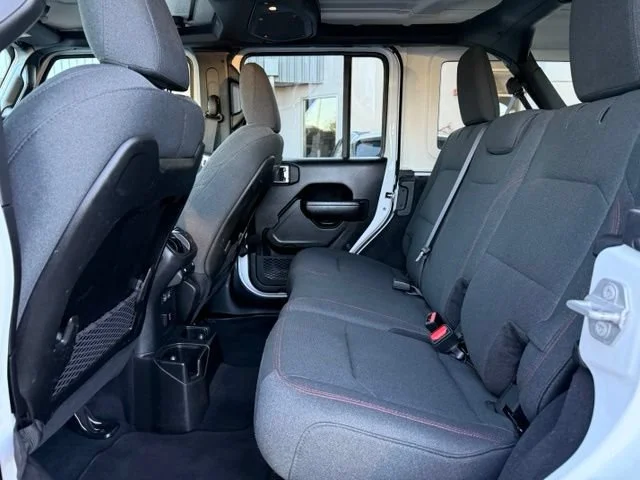 Used 2025 Bright White Clearcoat Jeep Rubicon image 13