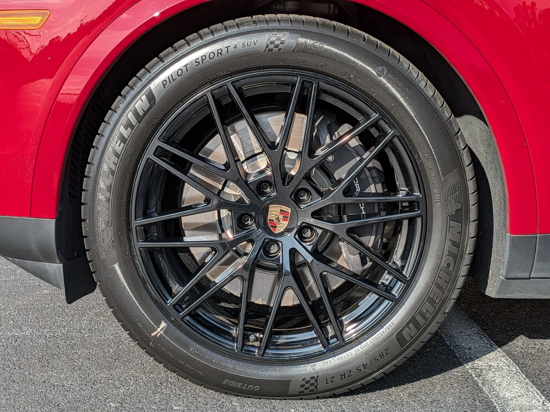 Certified Used 2025 Carmine Red Porsche E-Hybrid image 41