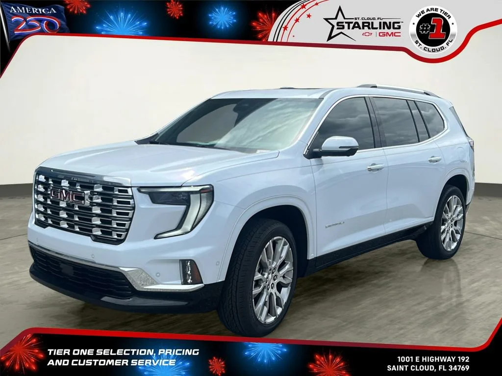 New 2026 Glacier White Tricoat GMC Denali image 1