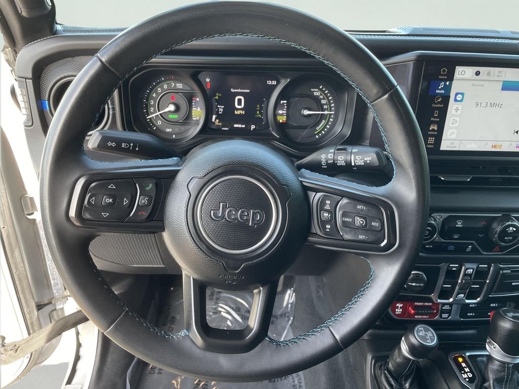 Used 2024 Silver Jeep Rubicon 4xe image 21
