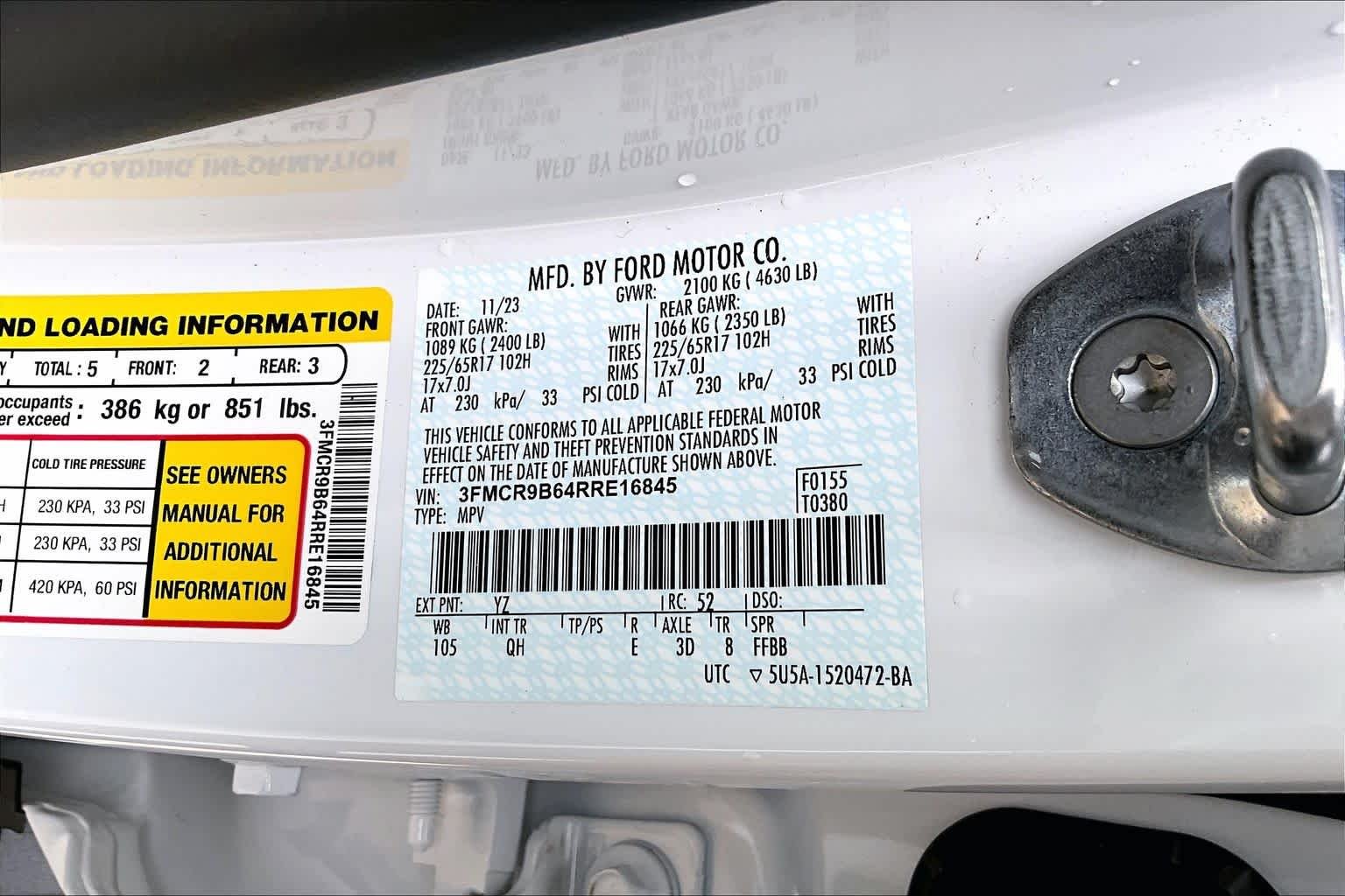 Used 2024 Oxford White Ford Big Bend image 31