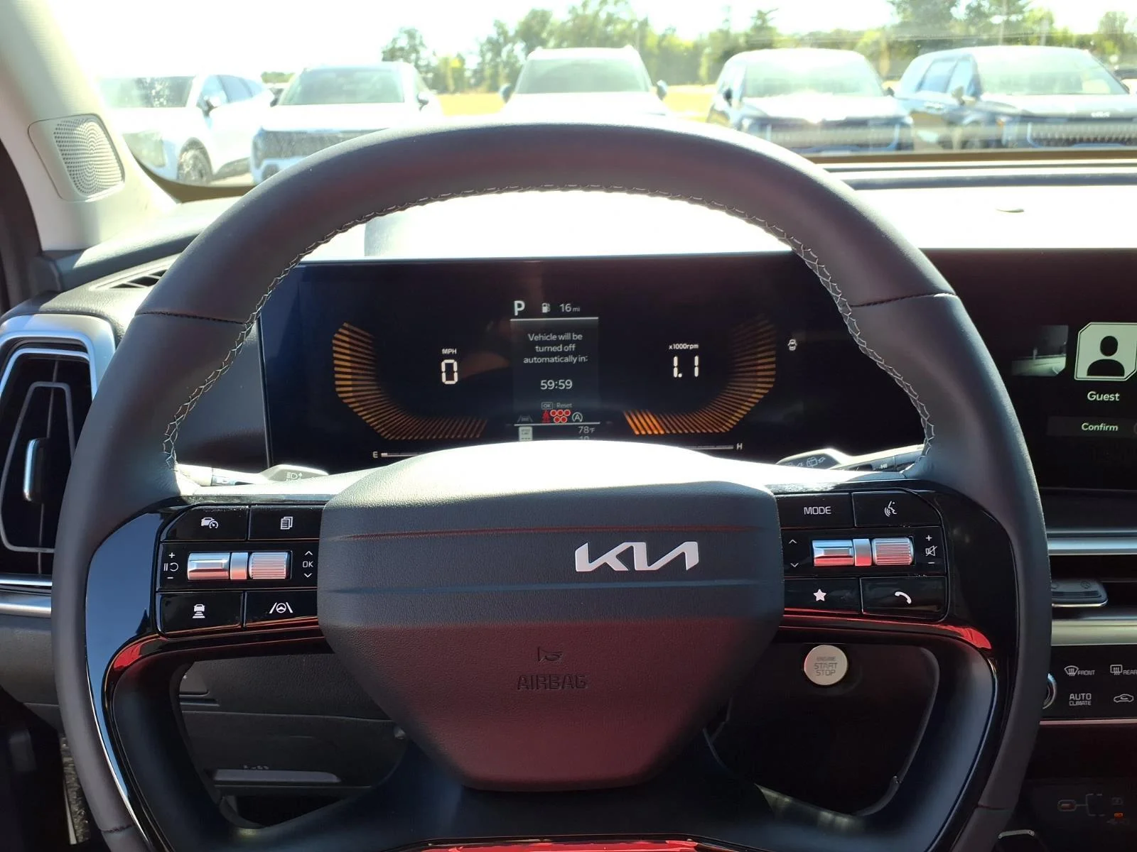 New 2026 Midnight Lake Blue Kia EX image 8