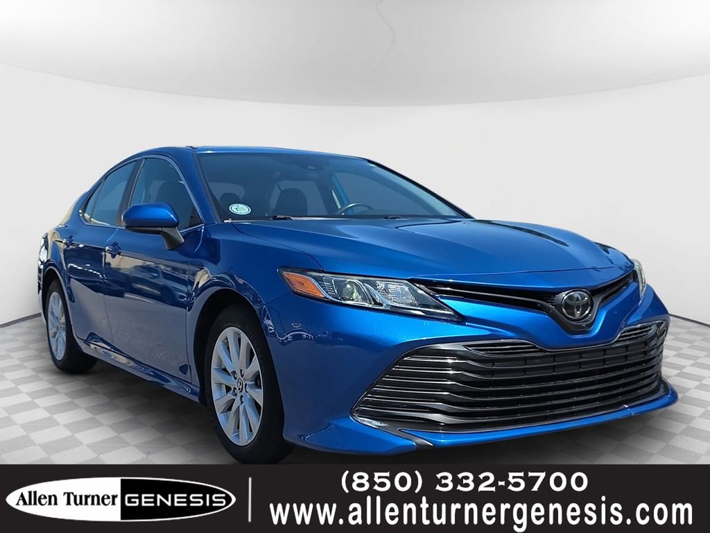 Used 2019 Blue Toyota LE image 1