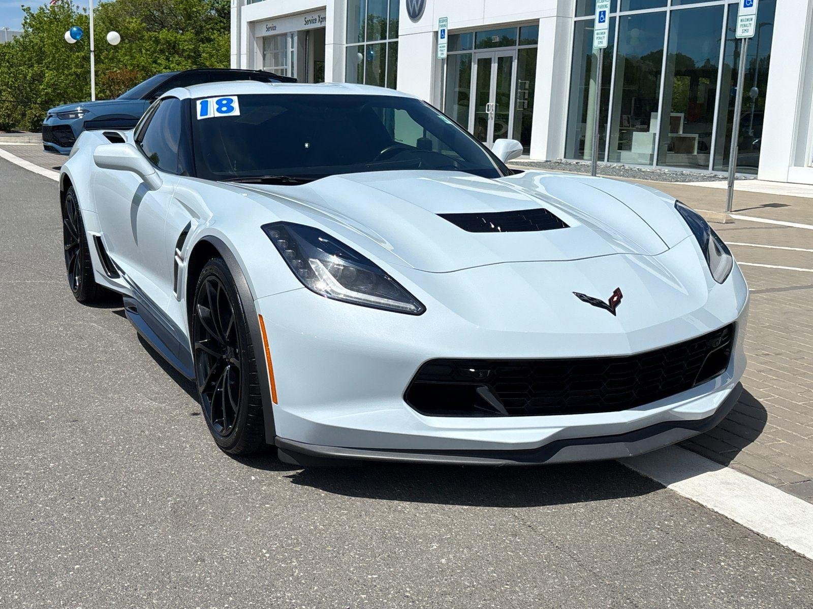 Used 2018 Ceramic Matrix Gray Metallic Chevrolet Grand Sport 2LT image 7