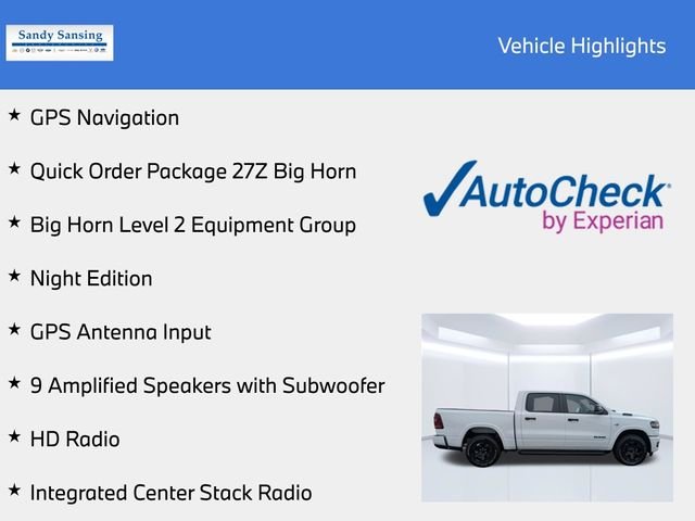 New 2026 Bright White Clearcoat RAM Big Horn/Lone Star image 7