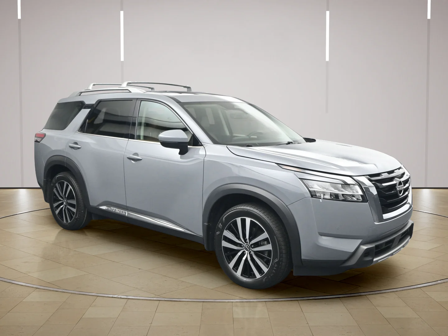 Certified Used 2024 Boulder Gray Pearl Nissan Platinum image 1