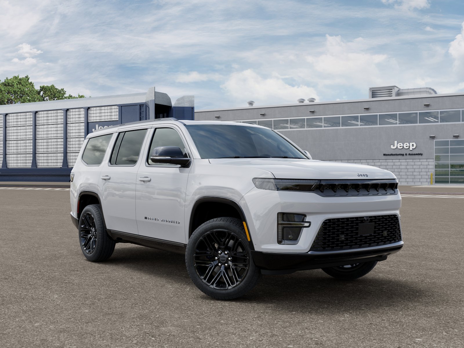 New 2026 Bright White Clear-Coat Exterior Paint Jeep Grand Wagoneer image 3