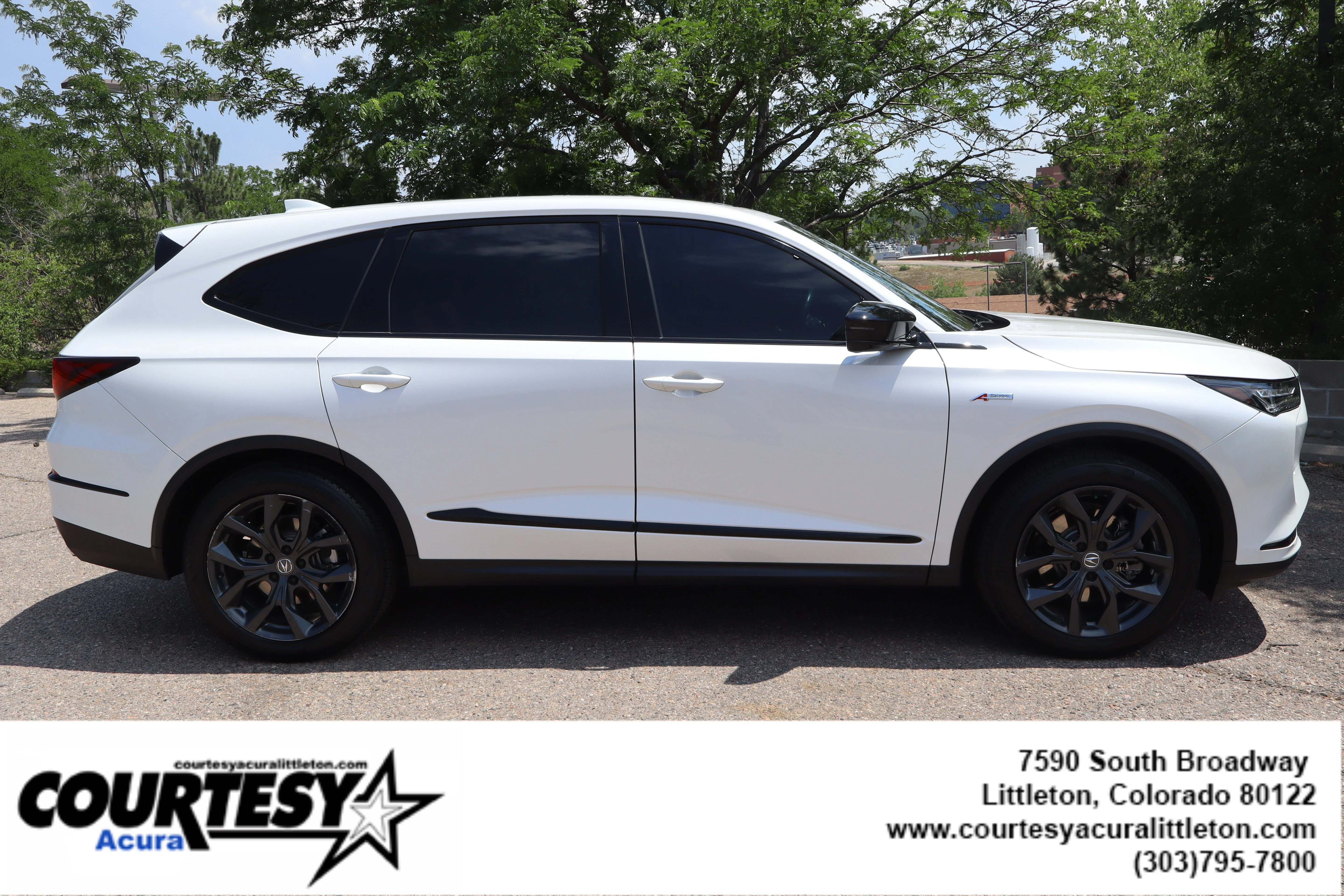 Used 2023 Platinum White Pearl Acura SH-AWD with A-Spec Package image 46