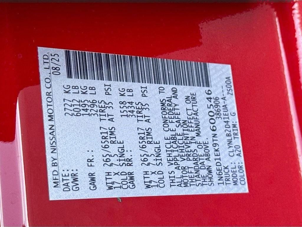 2026 Nissan Frontier SV - Photo 29