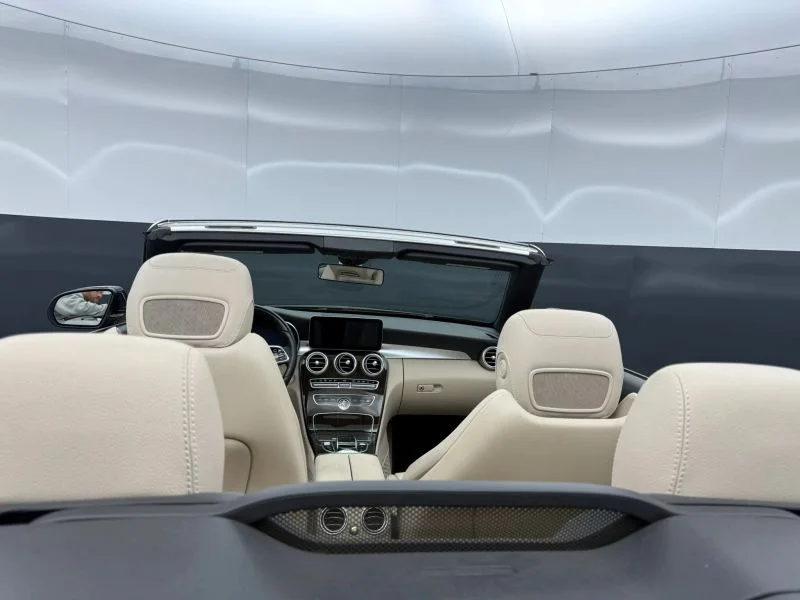 Used 2019 Blue Mercedes-Benz C 300 4MATIC® Cabriolet 2D image 48