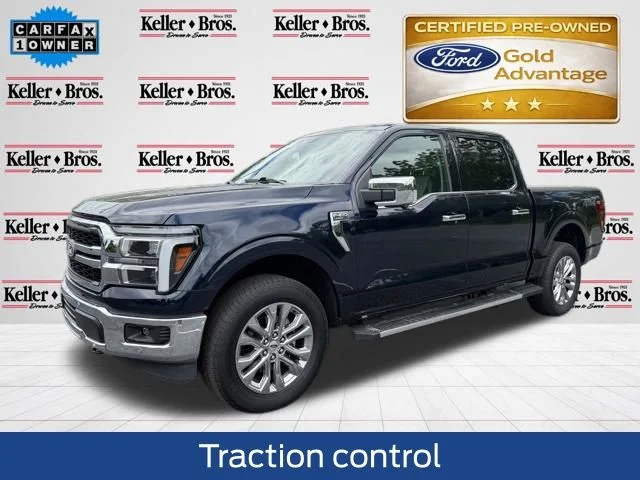 Certified Used 2025 Blue Ford Lariat 5.5ft Bed image 3