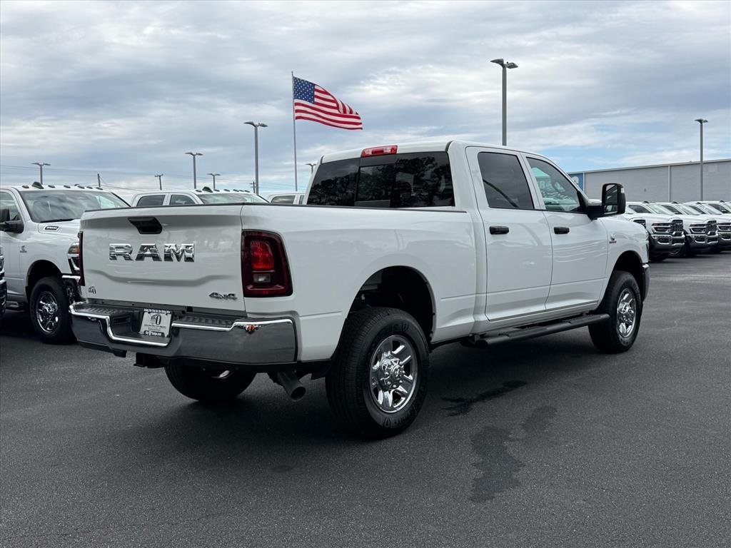 New 2026 Bright White Clear-Coat Exterior Paint RAM Tradesman Crew Cab 4x4 6