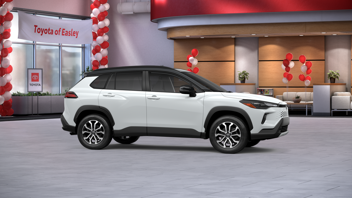 New 2026 Wind Chill Pearl with Jet Black roof Toyota Hybrid SE image 13