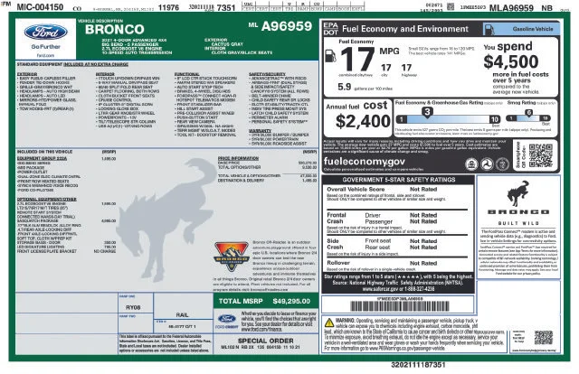 Used 2021 Green Ford Big Bend image 5