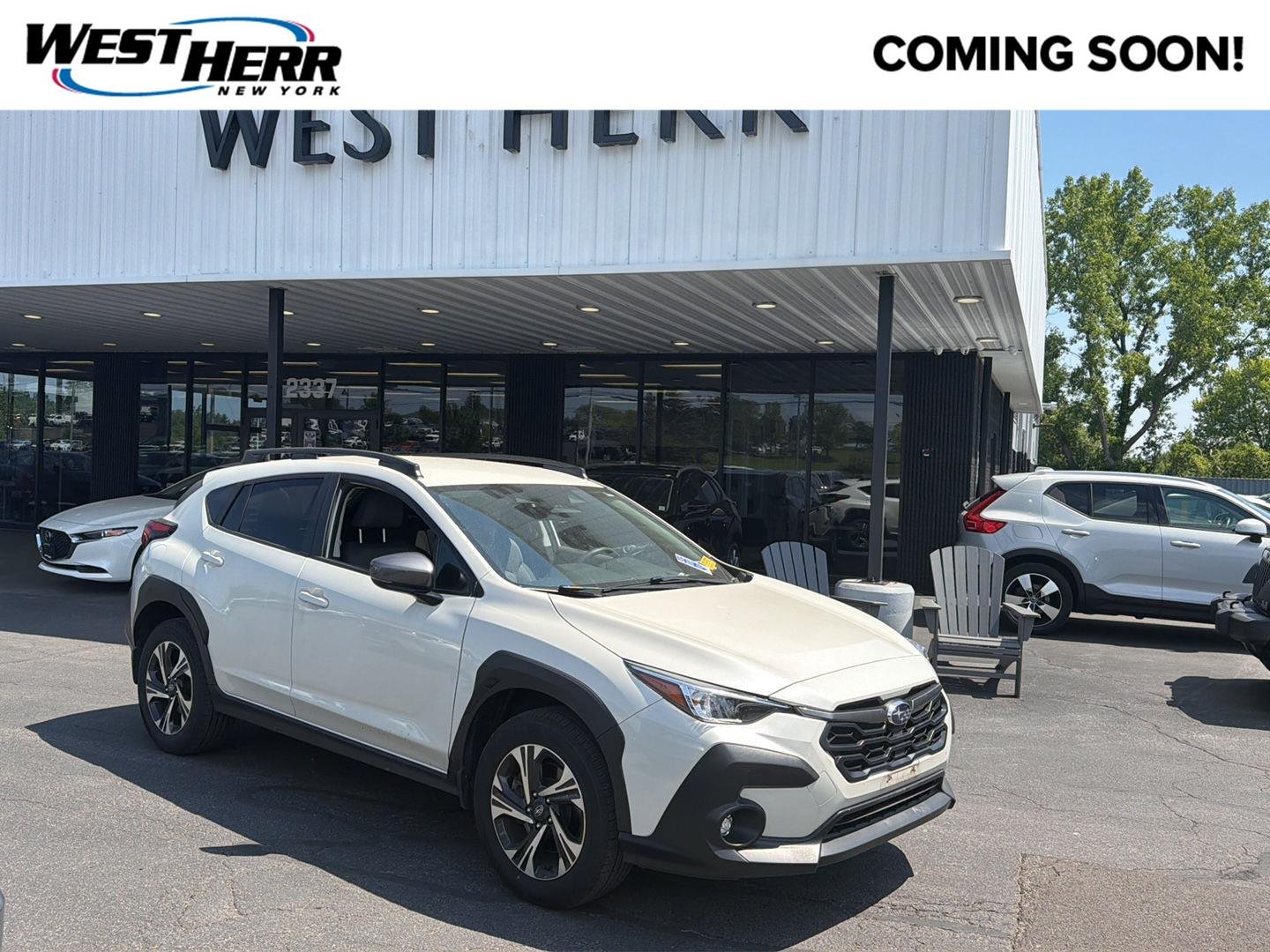 Used 2024 Crystal White Pearl Subaru Premium image 1