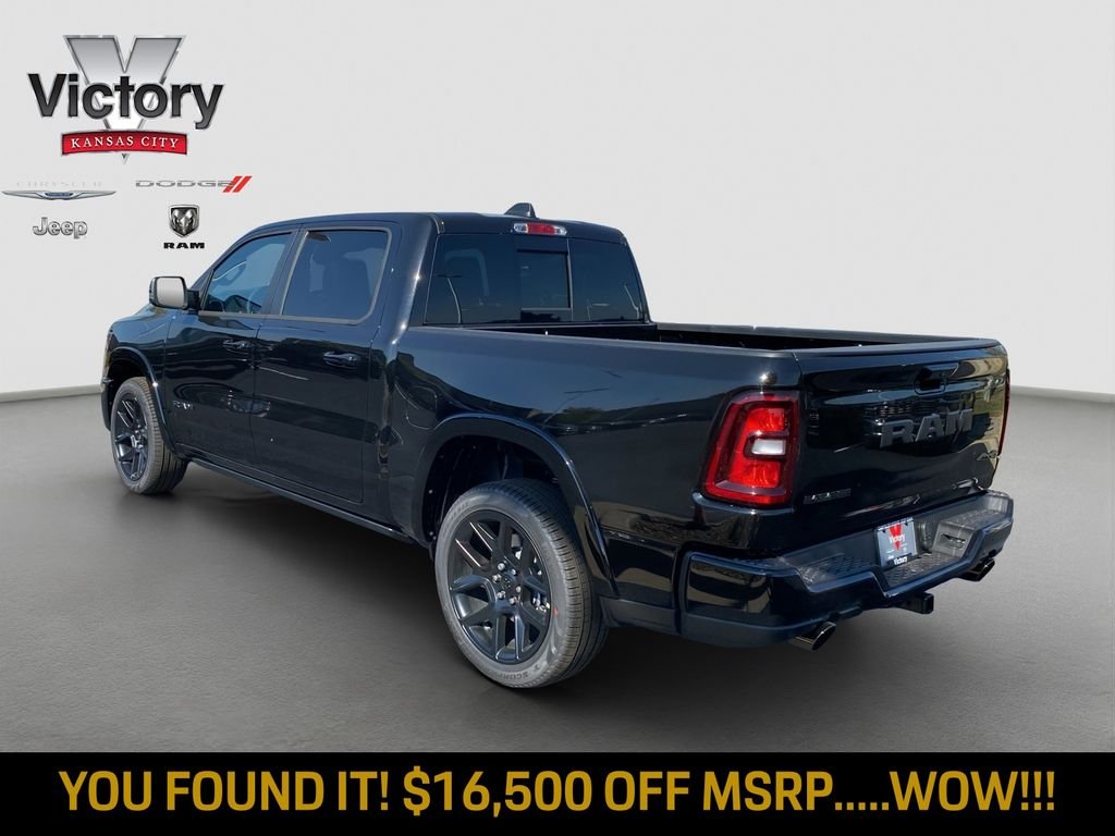 New 2026 Diamond Black Crystal Pearl-Coat Exterior Paint RAM Laramie image 5