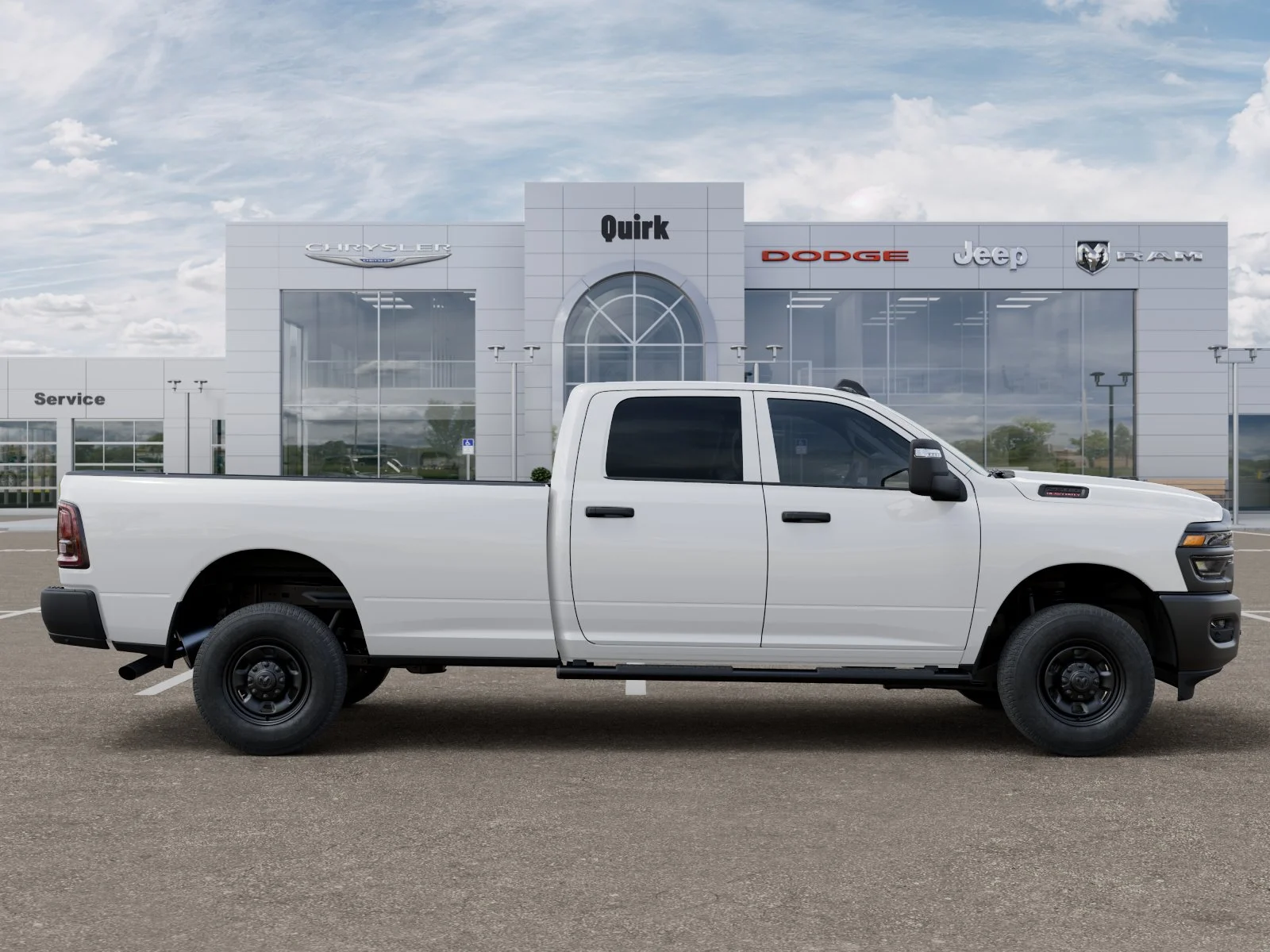 New 2026 Bright White Clear-Coat Exterior Paint RAM Tradesman image 47