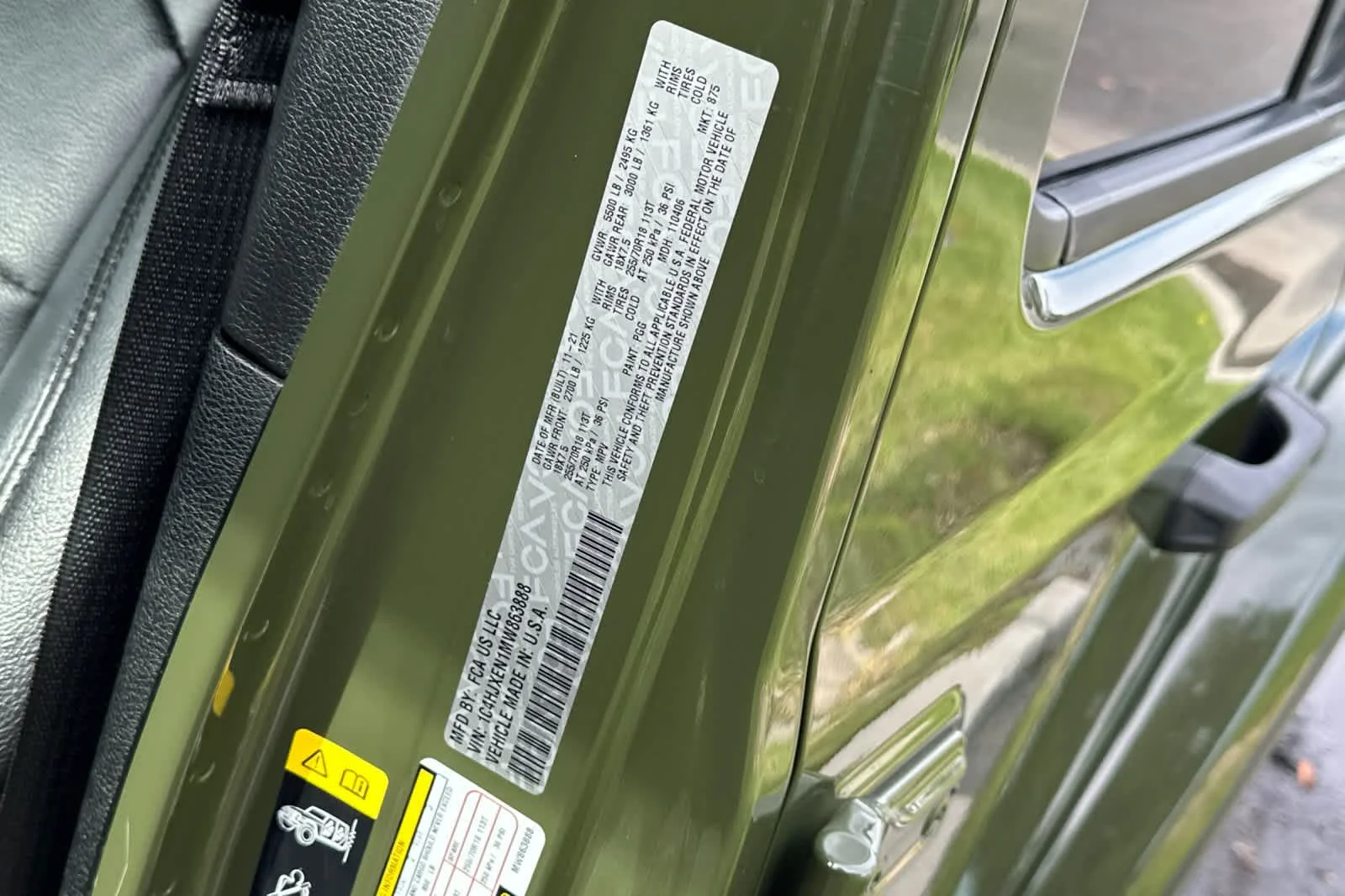Certified Used 2021 Sarge Green Clearcoat Jeep Unlimited Sahara Altitude image 28