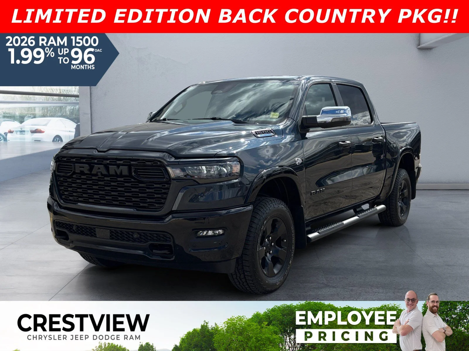 New 2026 FORGED BLUE METALLIC Ram Big Horn image 1