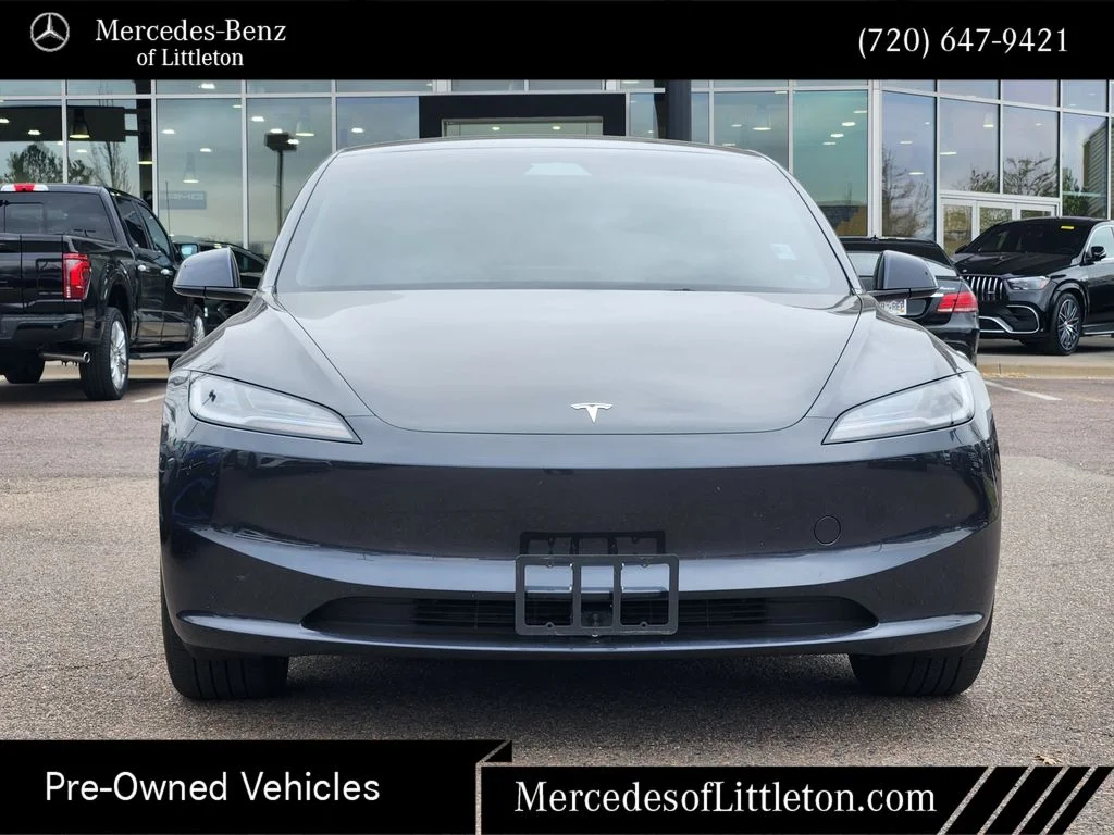 Used 2025 Tesla Model 3 Long Range with VIN 5YJ3E1EA9SF008303 for sale in Littleton, CO