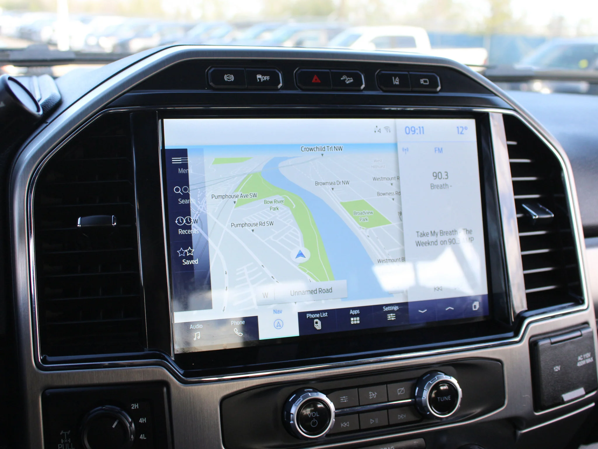 Used 2022 Black Ford Platinum * No Accidents | 3M PPF | Apple CarPlay | Diesel | Massage Seats | Tonneau Cover | B&O image 26