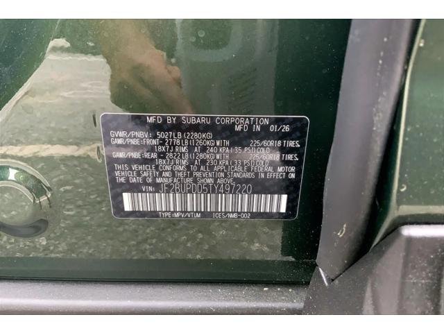 New 2026 DEEP EMERALD GREEN PEARL Subaru Limited image 17