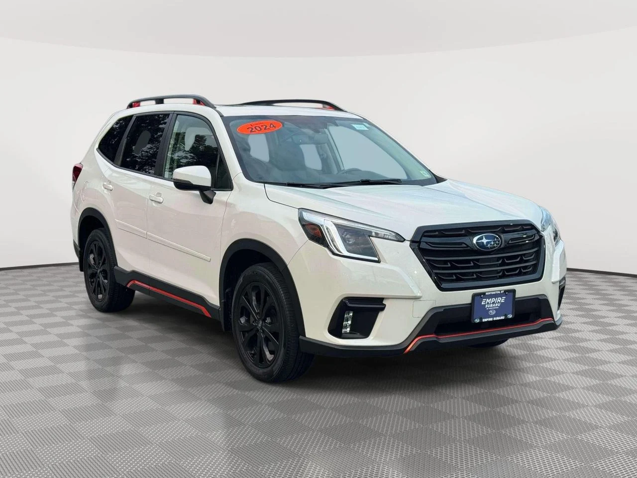 Used 2024 Crystal White Pearl Subaru Sport image 1