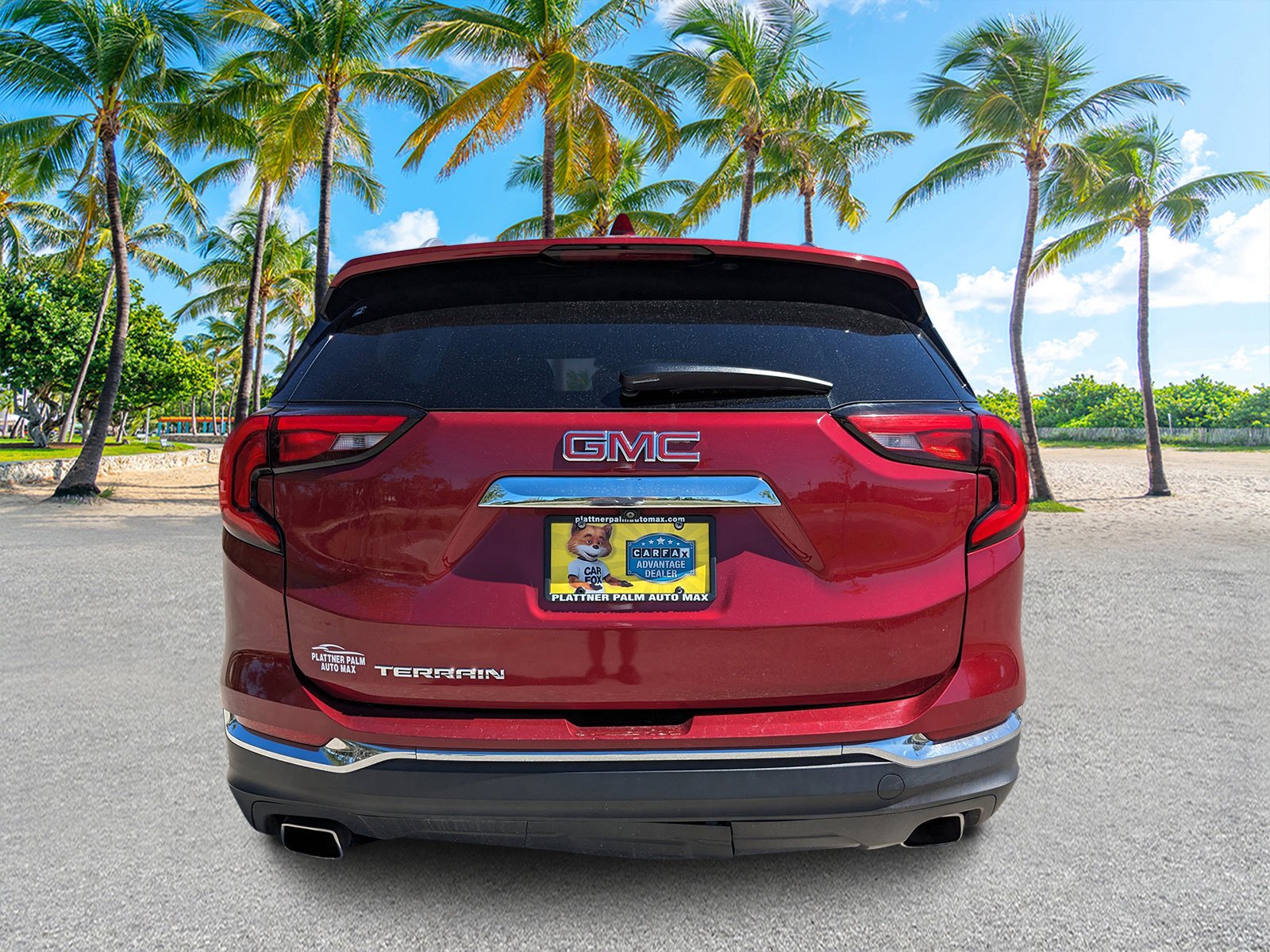 Used 2020 Red Quartz Tintcoat GMC SLT image 4