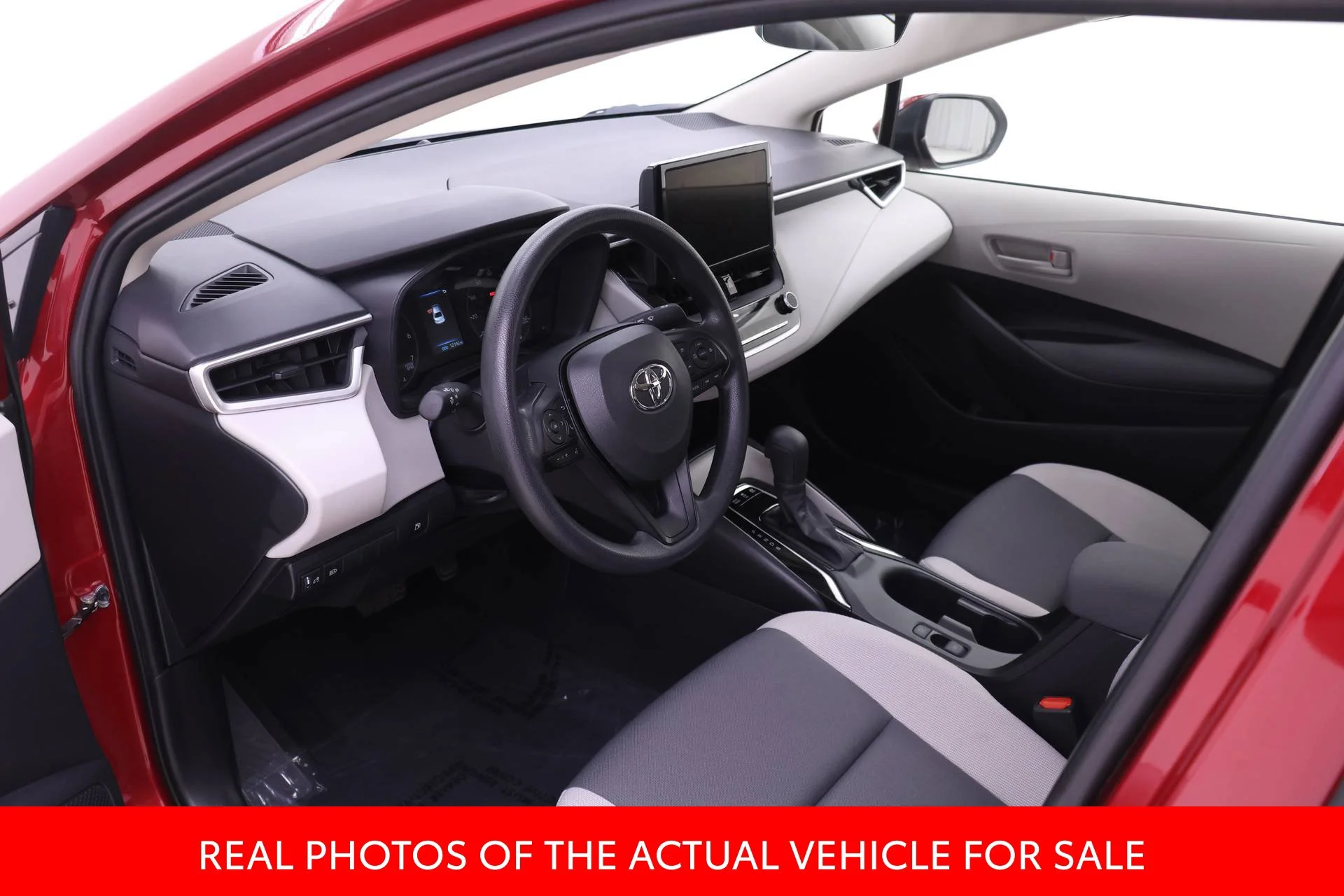 Certified Used 2025 Red Toyota LE image 3