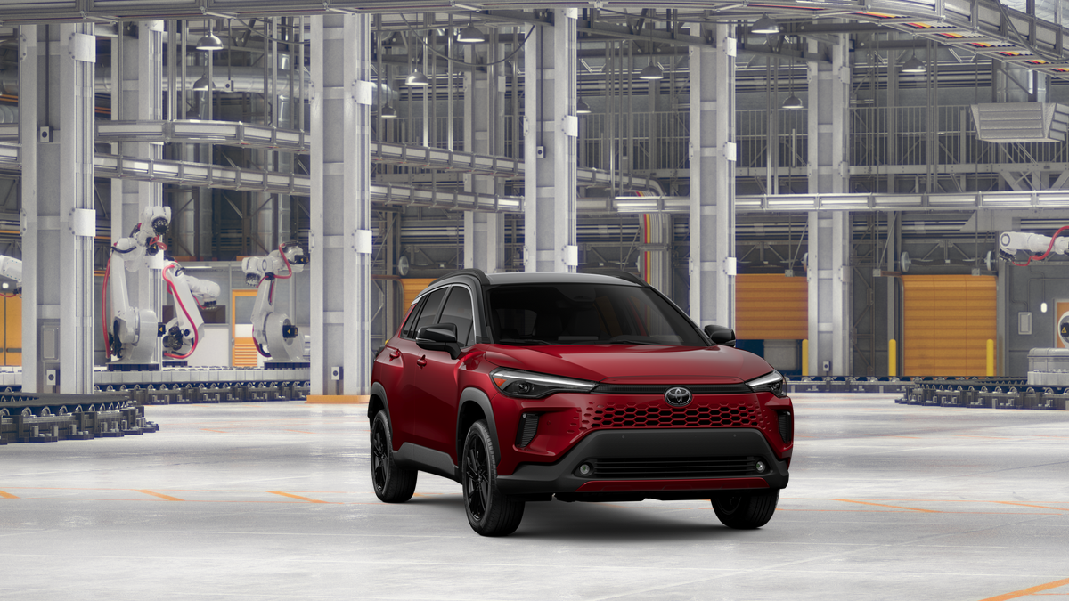 New 2026 Soul Red Crystal  with Jet Black roof Toyota Hybrid XSE image 24