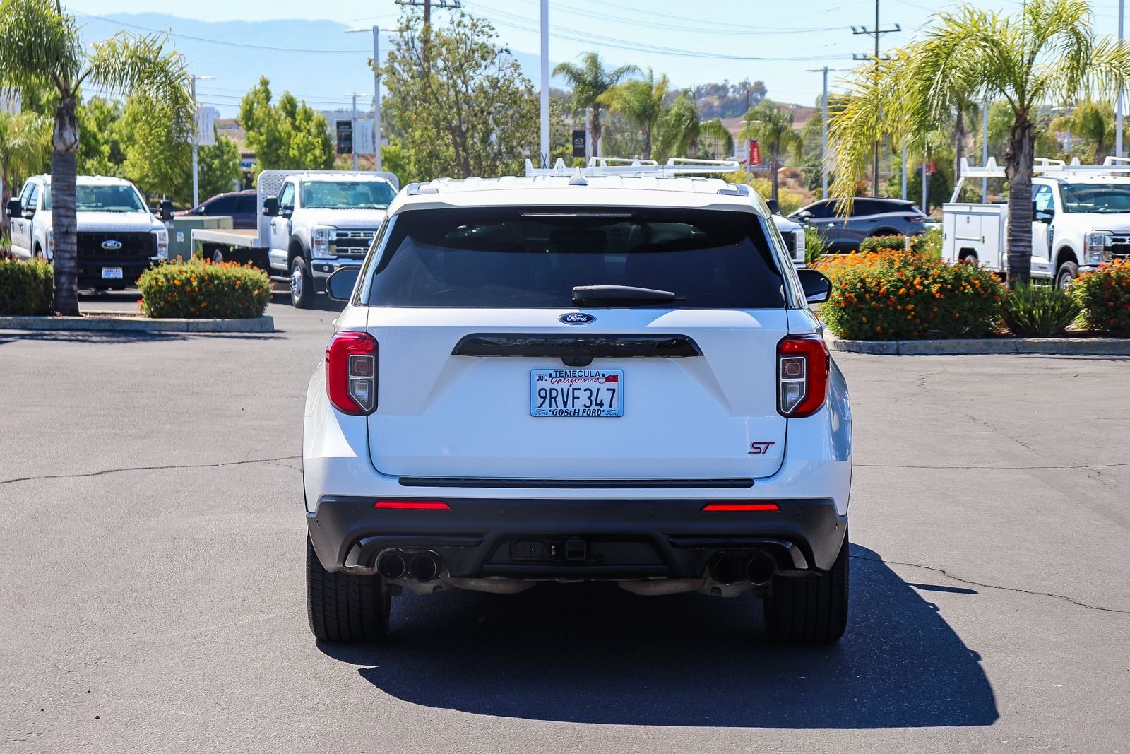 Certified Used 2022 White Metallic Ford ST image 5