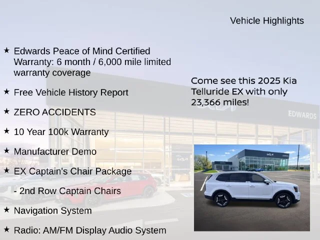 Used 2025 White Kia EX image 10