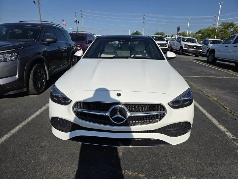 Used 2025 WHITE MERCEDES-BENZ C 300 4MATIC® SEDAN image 2