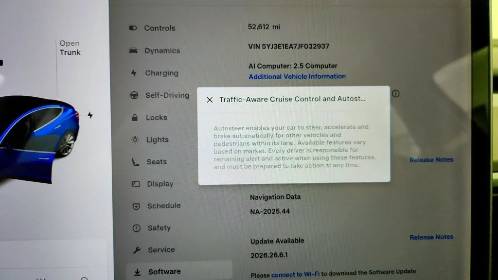 Used 2018 Deep Blue Metallic Tesla Long Range Battery RWD w/ 19