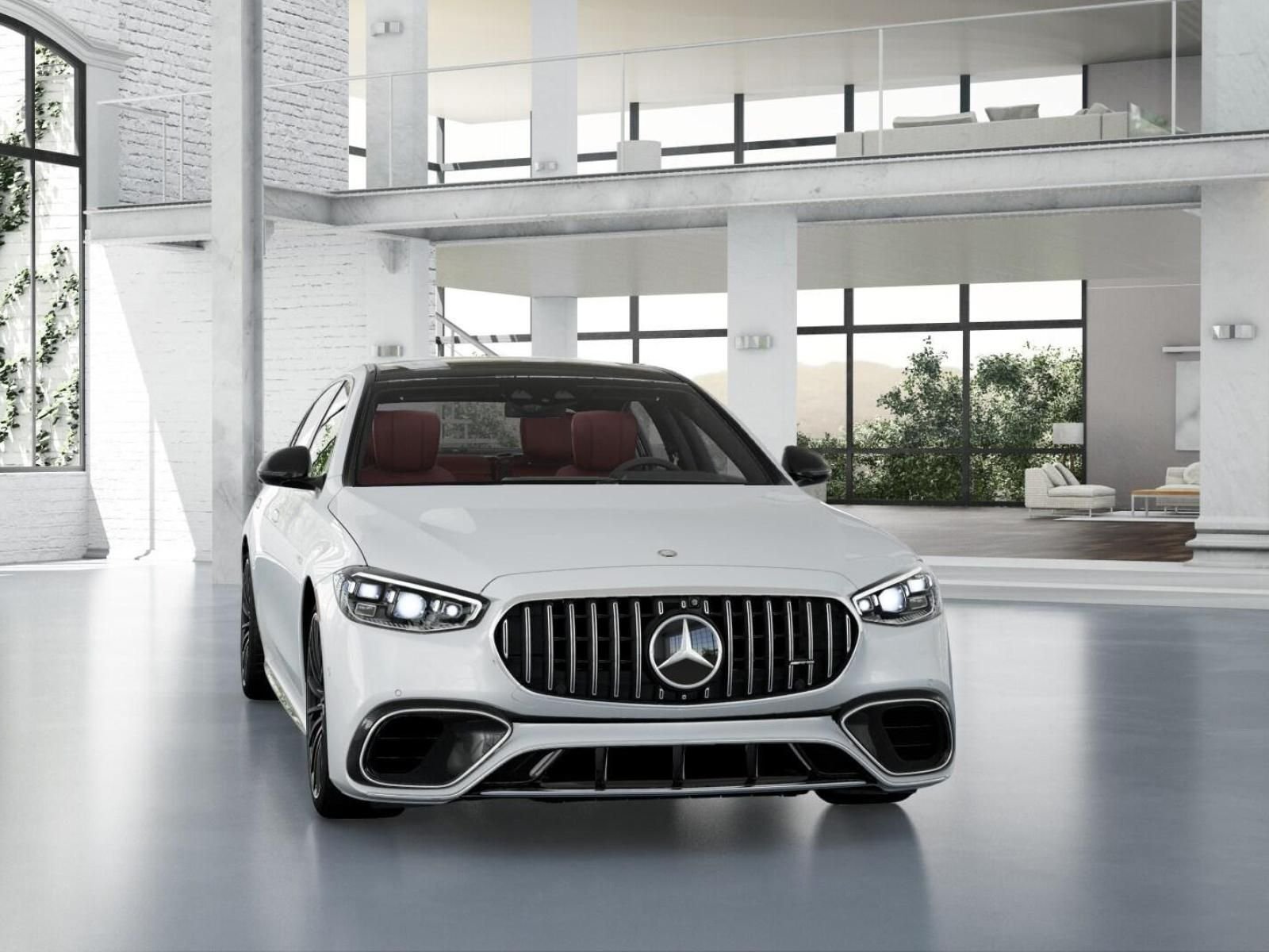 New 2026 MANUFAKTUR Moonlight White Metallic Mercedes-Benz S 63 E AMG® image 10