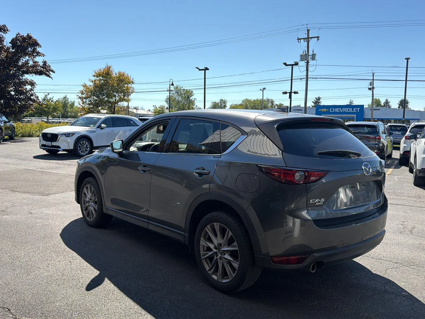 Used 2019 Machine Gray Metallic Mazda Grand Touring image 6
